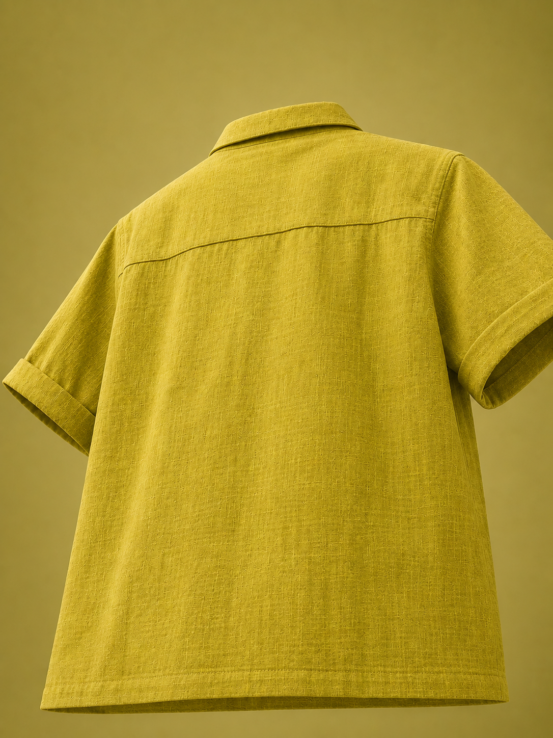 Green Wheat Premium Embroidered Boys Half Sleeve Shirt