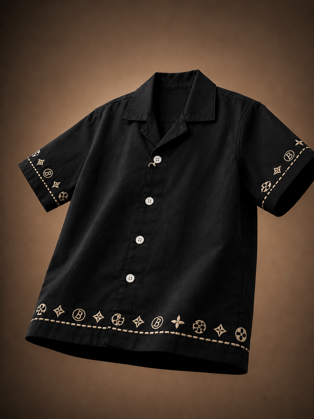 Black Boys Co-ord Set – Half Sleeve Shirt & Shorts