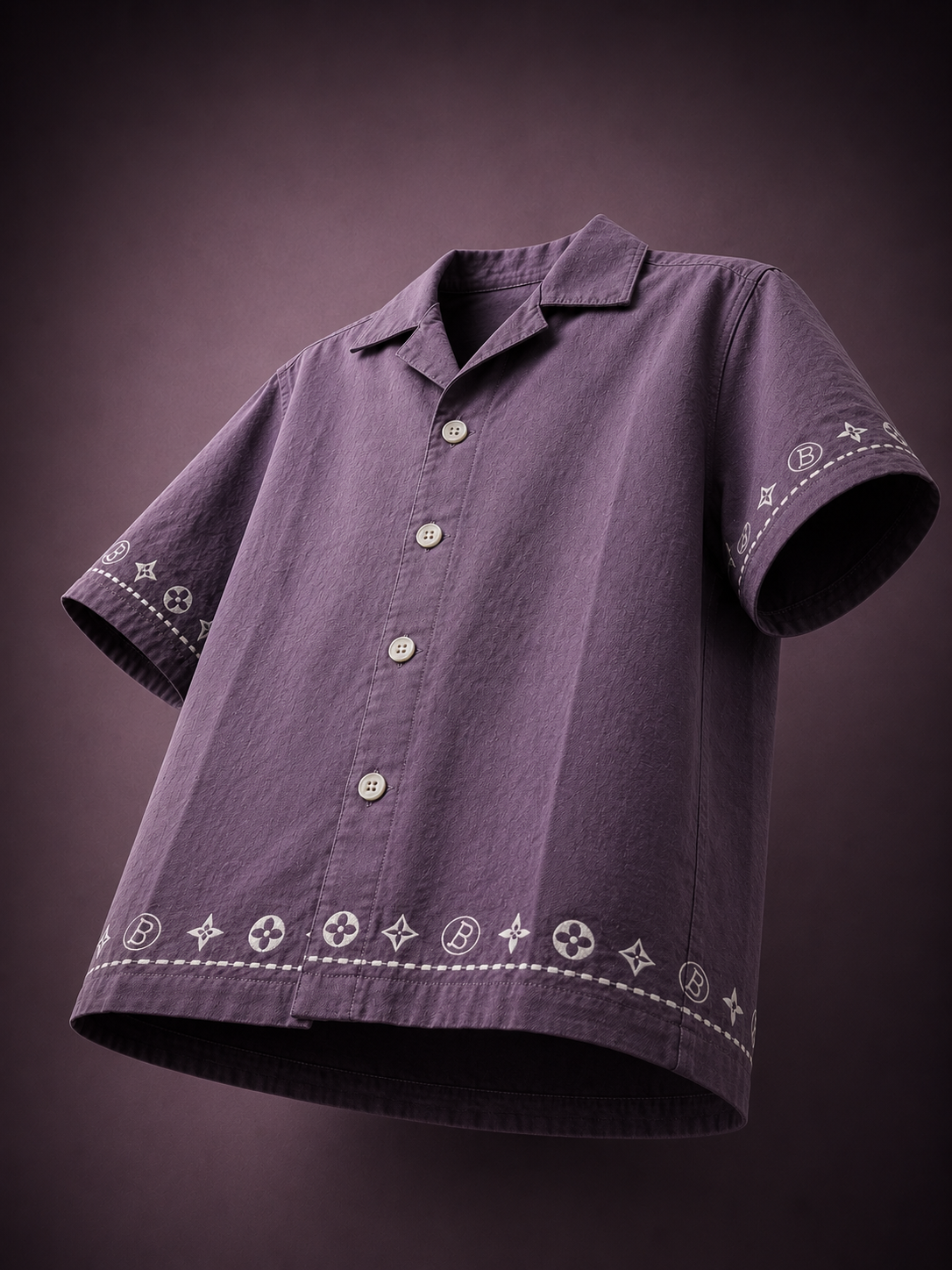 Lavender Boys Co-ord Set – Half Sleeve Shirt & Pants