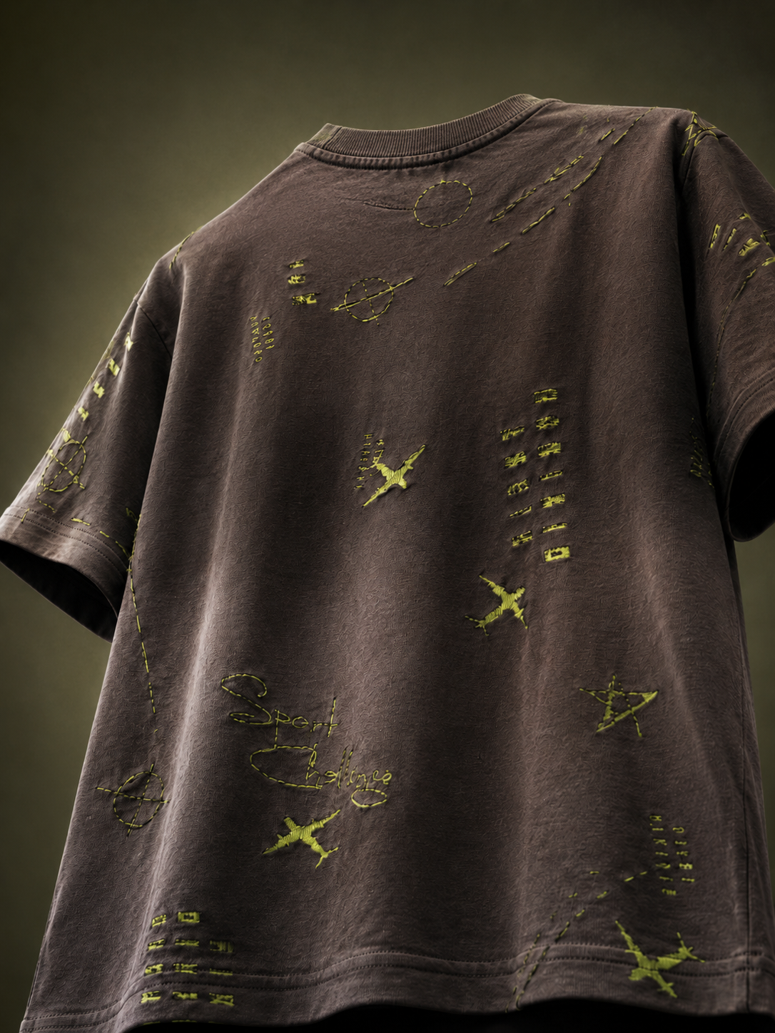 SQUAD Premium Boys Relaxed Fit T-Shirt – Olive Black